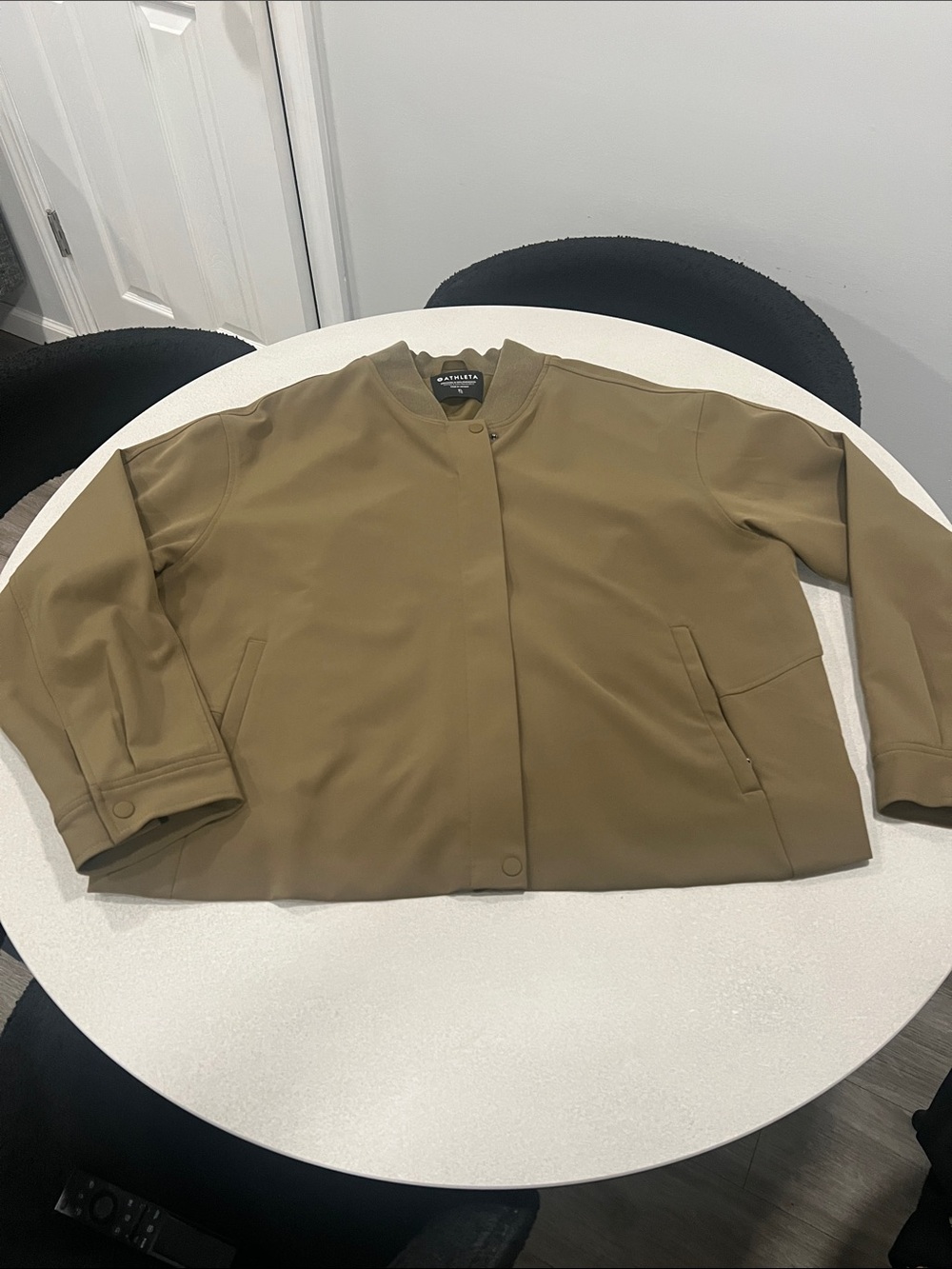 Athleta Olive Green Bomber Jacket